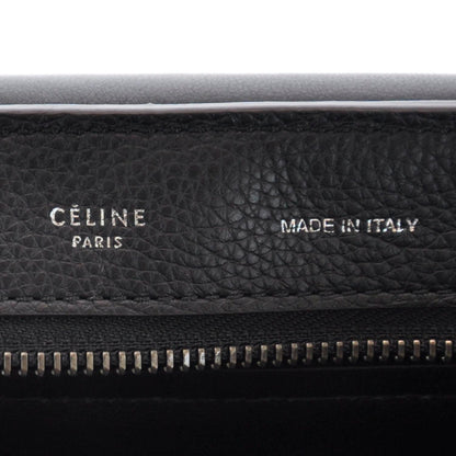 Celine Calfskin and Suede Large Trapeze Black 6 of 8