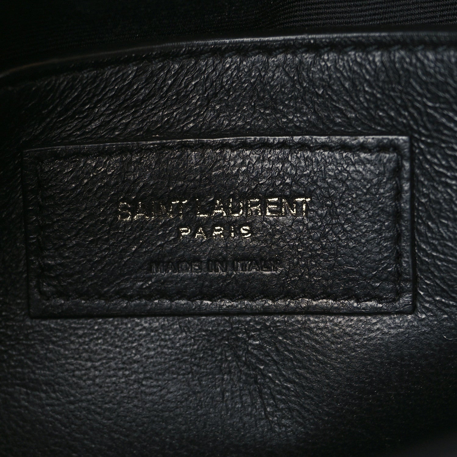 Saint Laurent Crinkled Calfskin Matelasse Monogram Baby Niki Chain Satchel Black 5 of 7