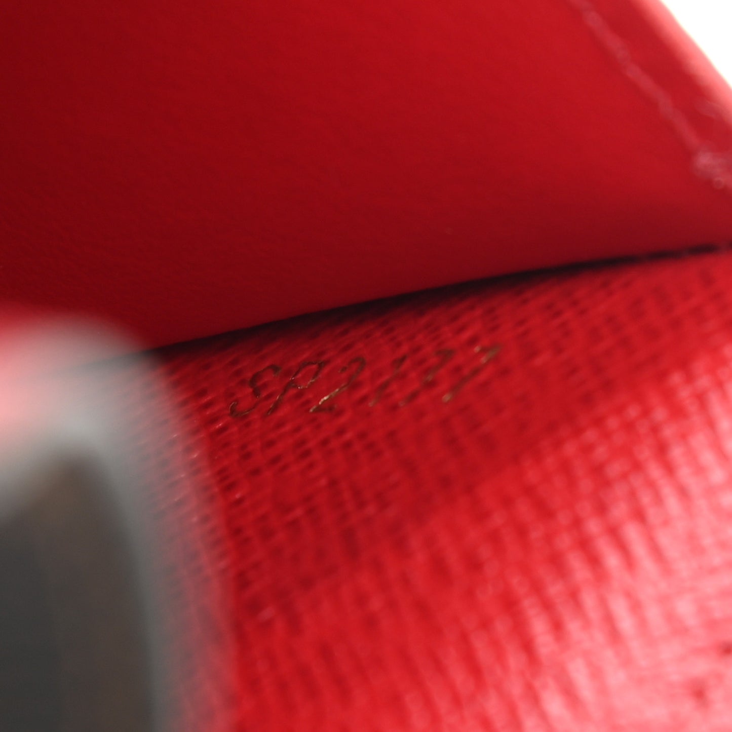 Damier Ebene Victorine Wallet Red