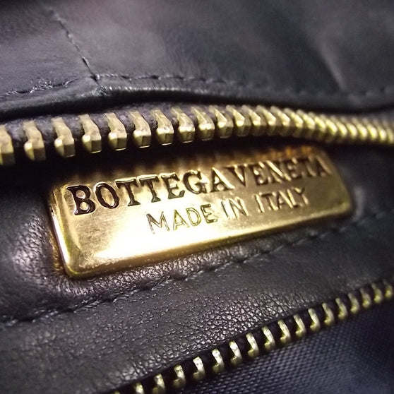 Vintage Woven Shoulder Bag Navy
