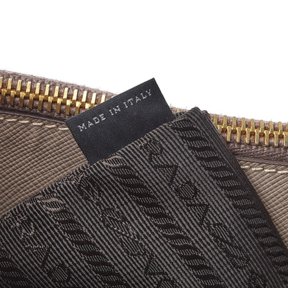 Prada Saffiano Lux Extra Large Galleria Double Zip Tote Argilla 7 of 13