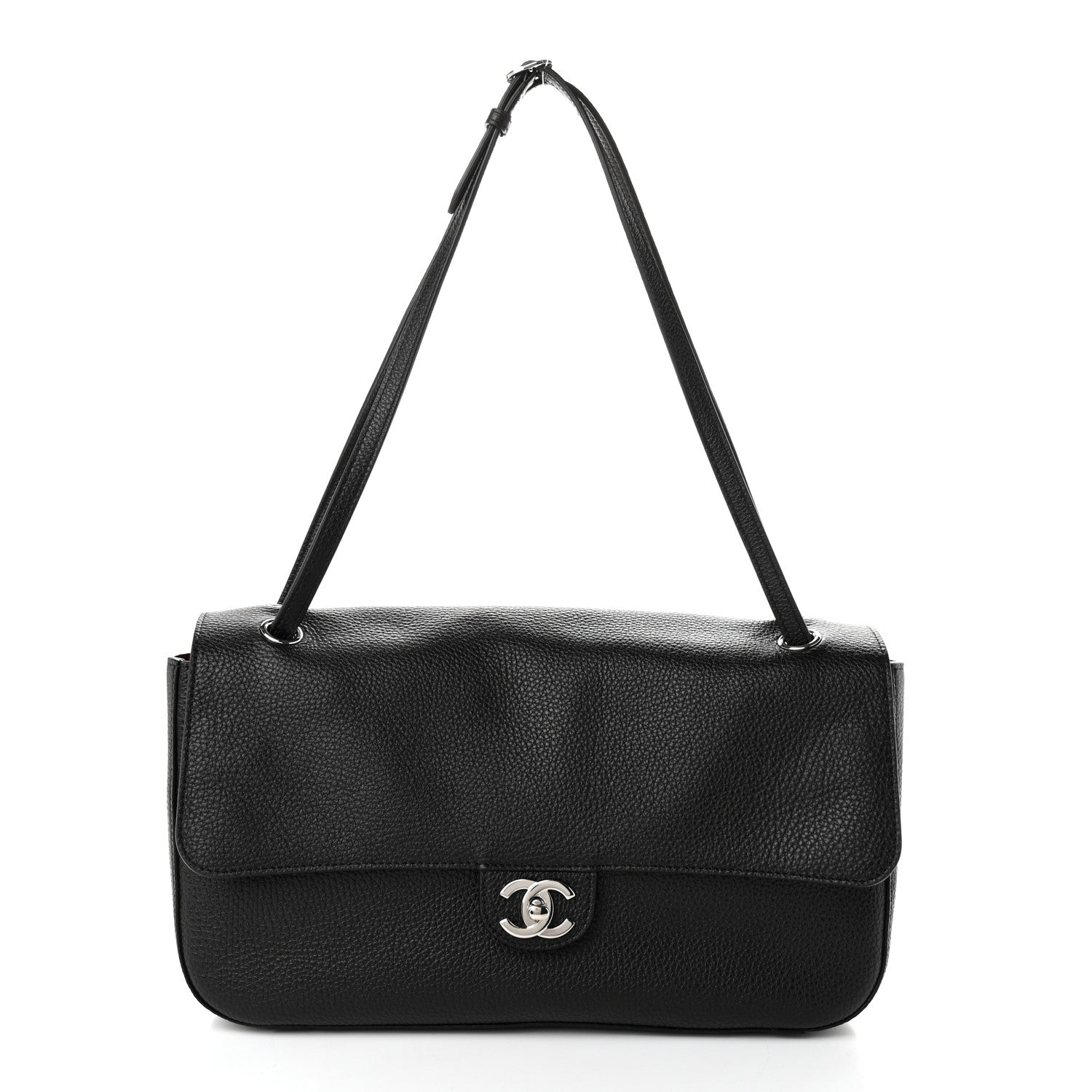 Chanel Grained Calfskin Small Souplissimo Maxi Flap Black 1 of 10