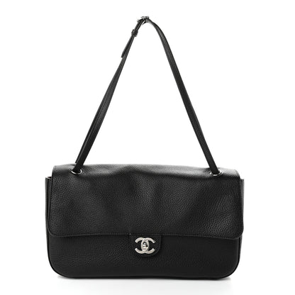 Chanel Grained Calfskin Small Souplissimo Maxi Flap Black 1 of 10
