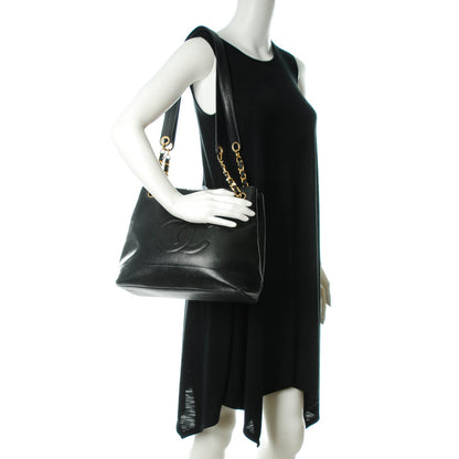 Chanel Caviar CC Shoulder Bag Black 2 of 8