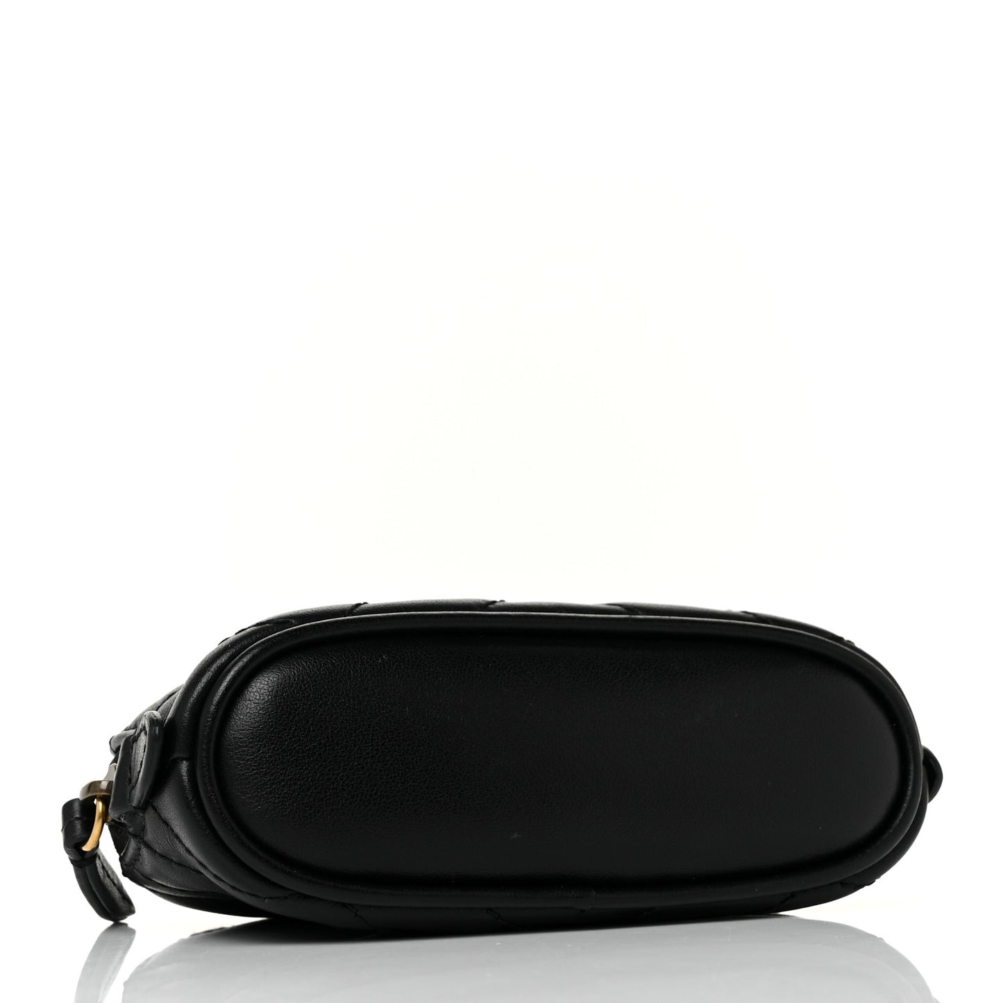 Calfskin Matelasse GG Marmont Key Pouch Black