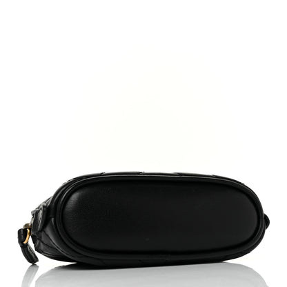 Gucci Calfskin Matelasse GG Marmont Key Pouch Black 4 of 10