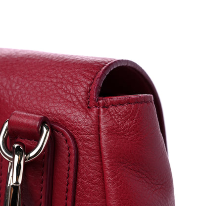 Givenchy Waxy Grained Calfskin Medium Pandora Pure Flap Bag Red 17 of 18