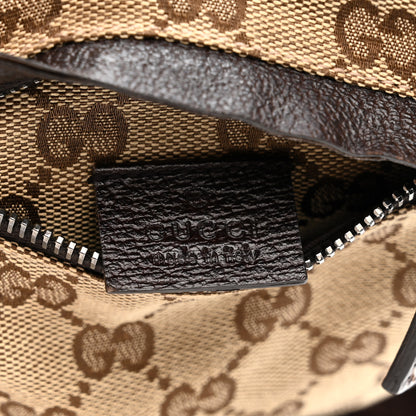 Gucci GG Monogram Double Pocket Belt Bag Dark Brown 5 of 11