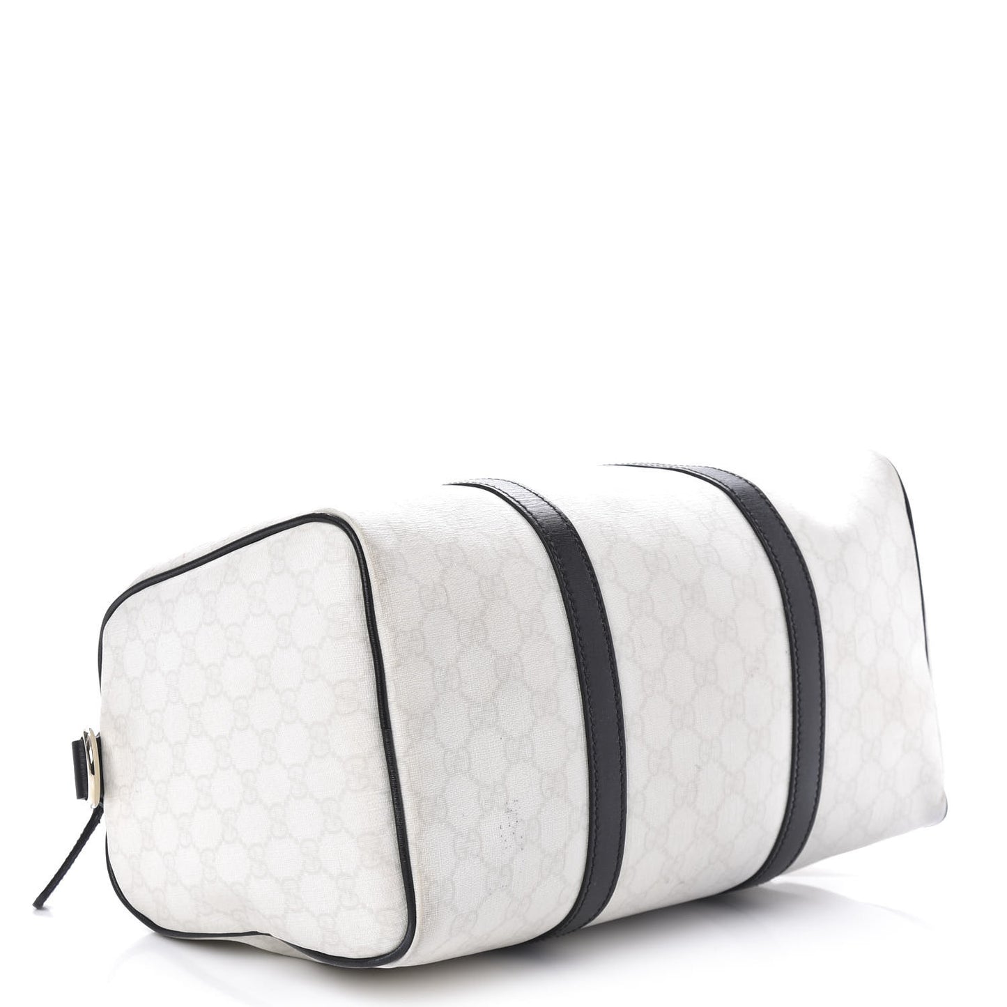 GG Plus Monogram Medium Joy Boston White Black