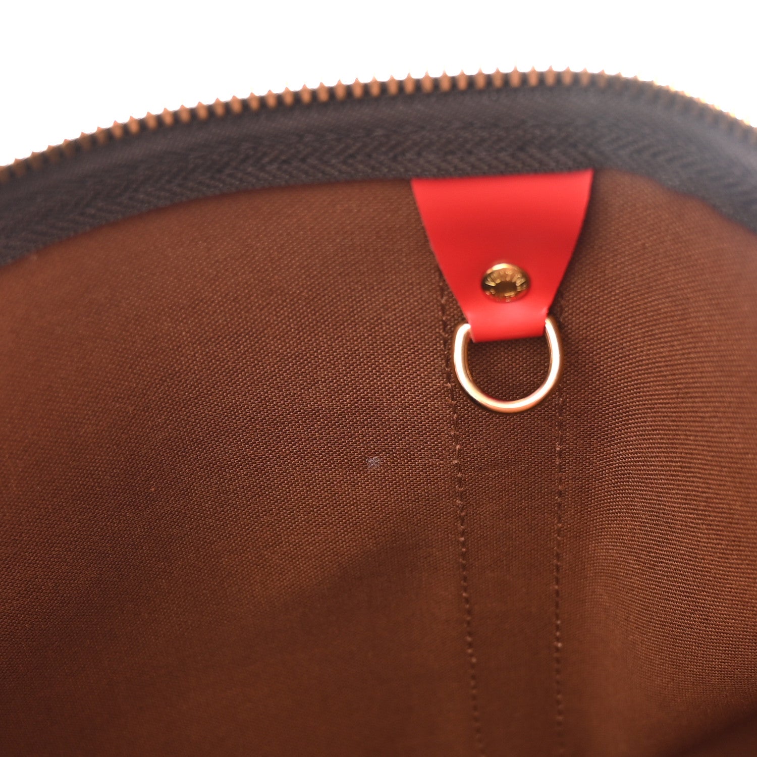 Louis Vuitton Calfskin Monogram Keepall Bandouliere 50 Coquelicot 11 of 17