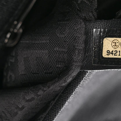 Chanel Jersey Quilted Single Flap Black 7 of 13