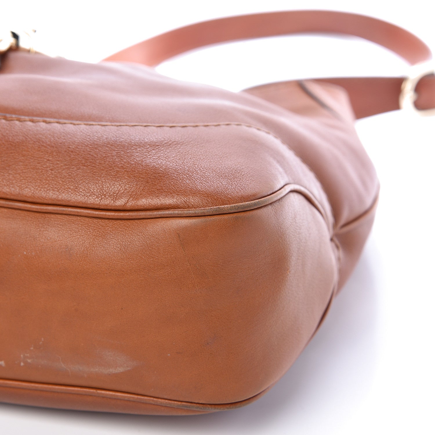 Gucci Calfskin New Medium Jackie Shoulder Bag Tan 17 of 21