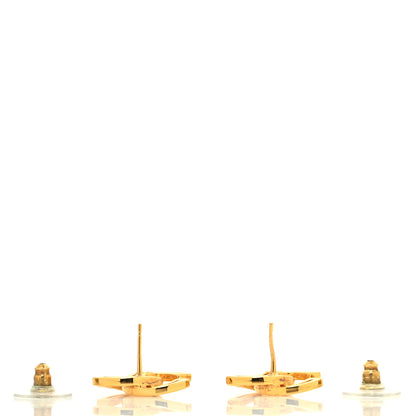 Chanel Metal Obazine CC Earrings Gold 4 of 4