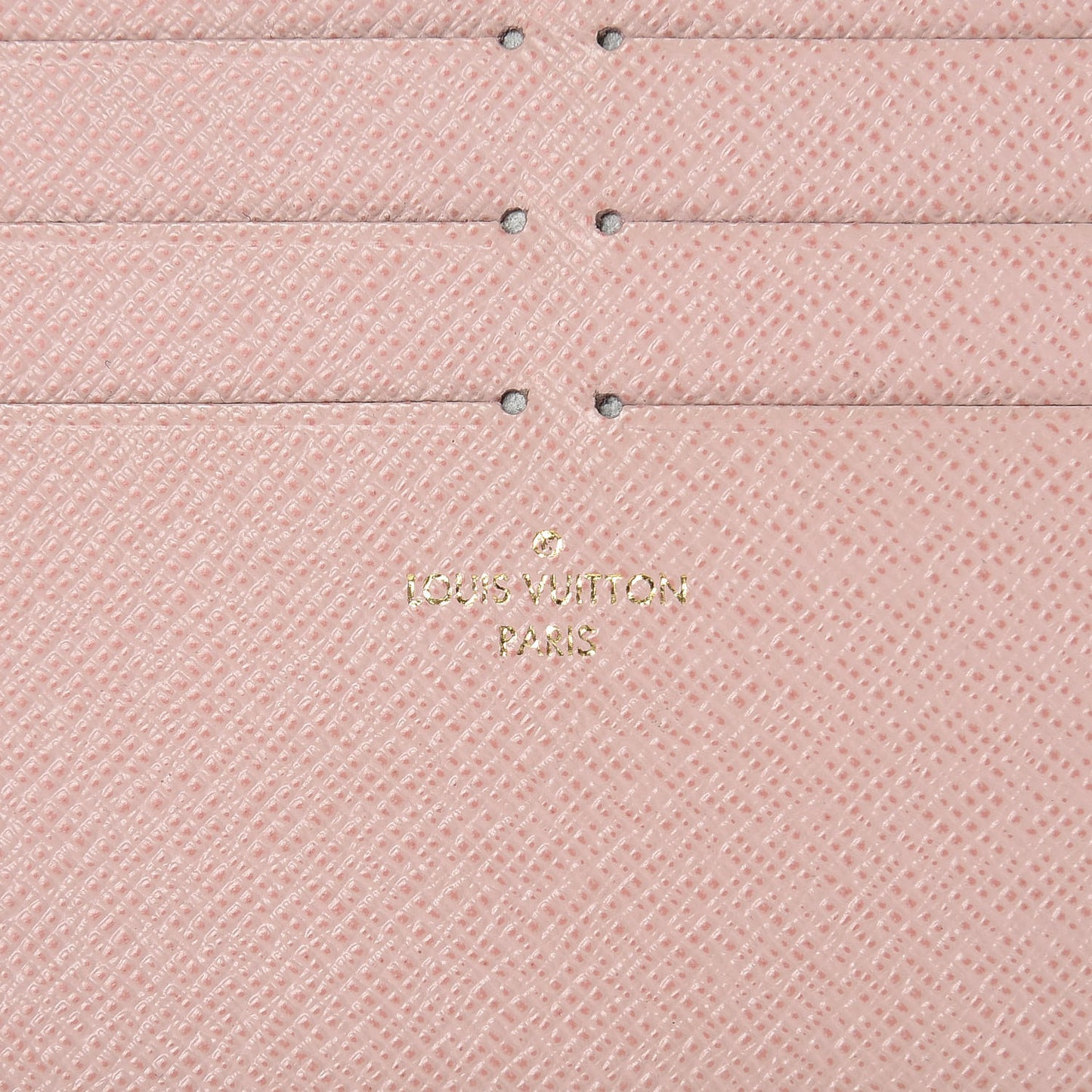 Calfskin Felicie Card Holder Insert Rose Ballerine