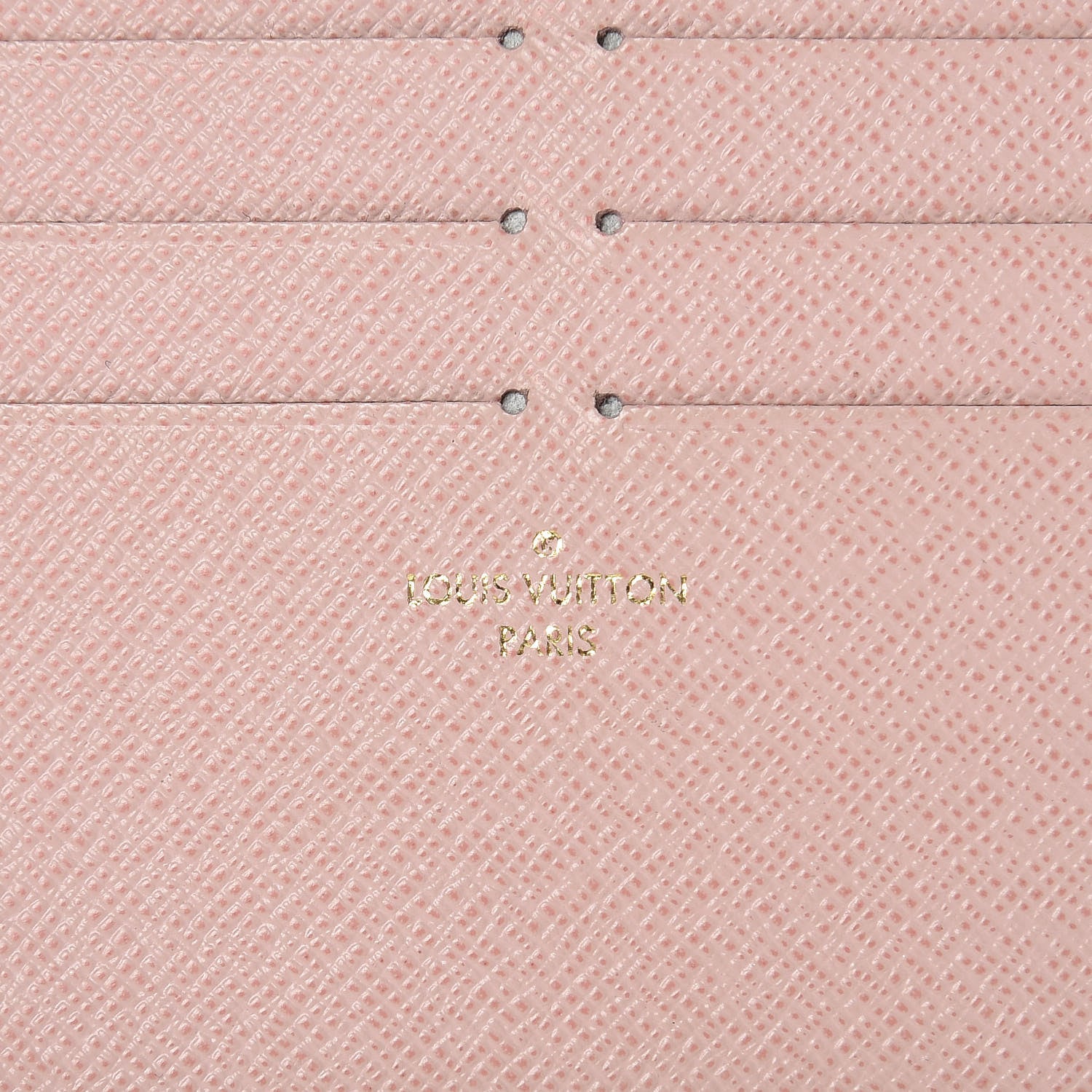 Louis Vuitton Calfskin Felicie Card Holder Insert Rose Ballerine 6 of 9