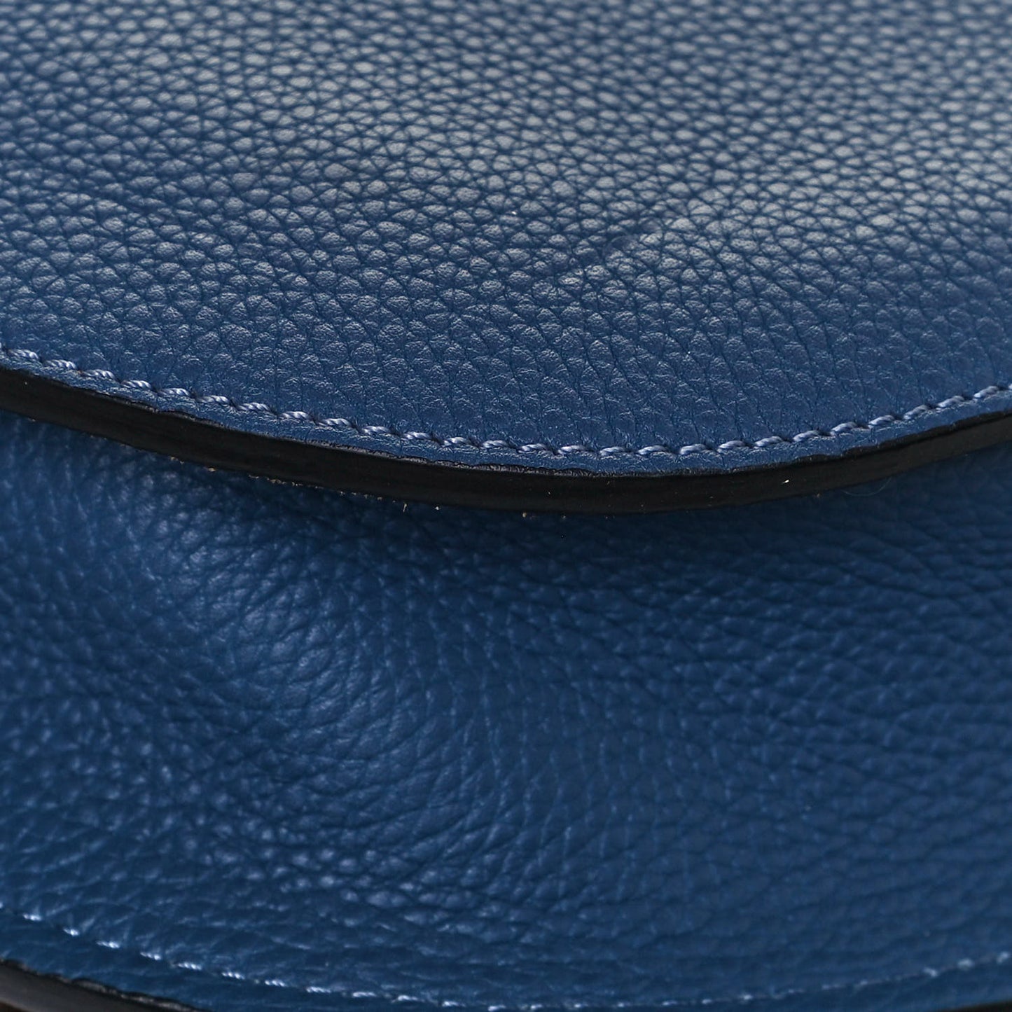 Grained Calfskin Small Gate Crossbody Bag Varsity Pecan