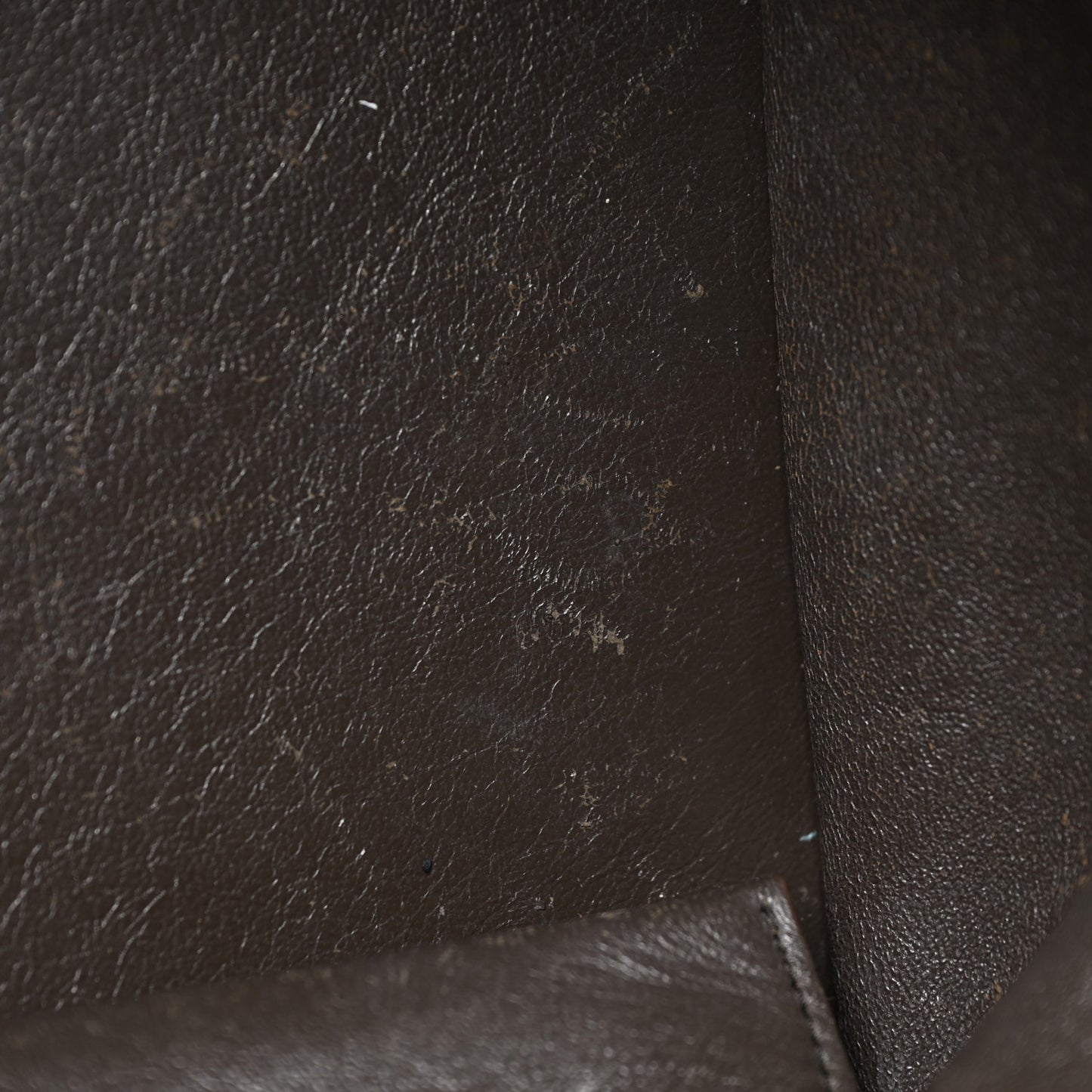 Smooth Calfskin Suede Large Tri-Color Trapeze Brown