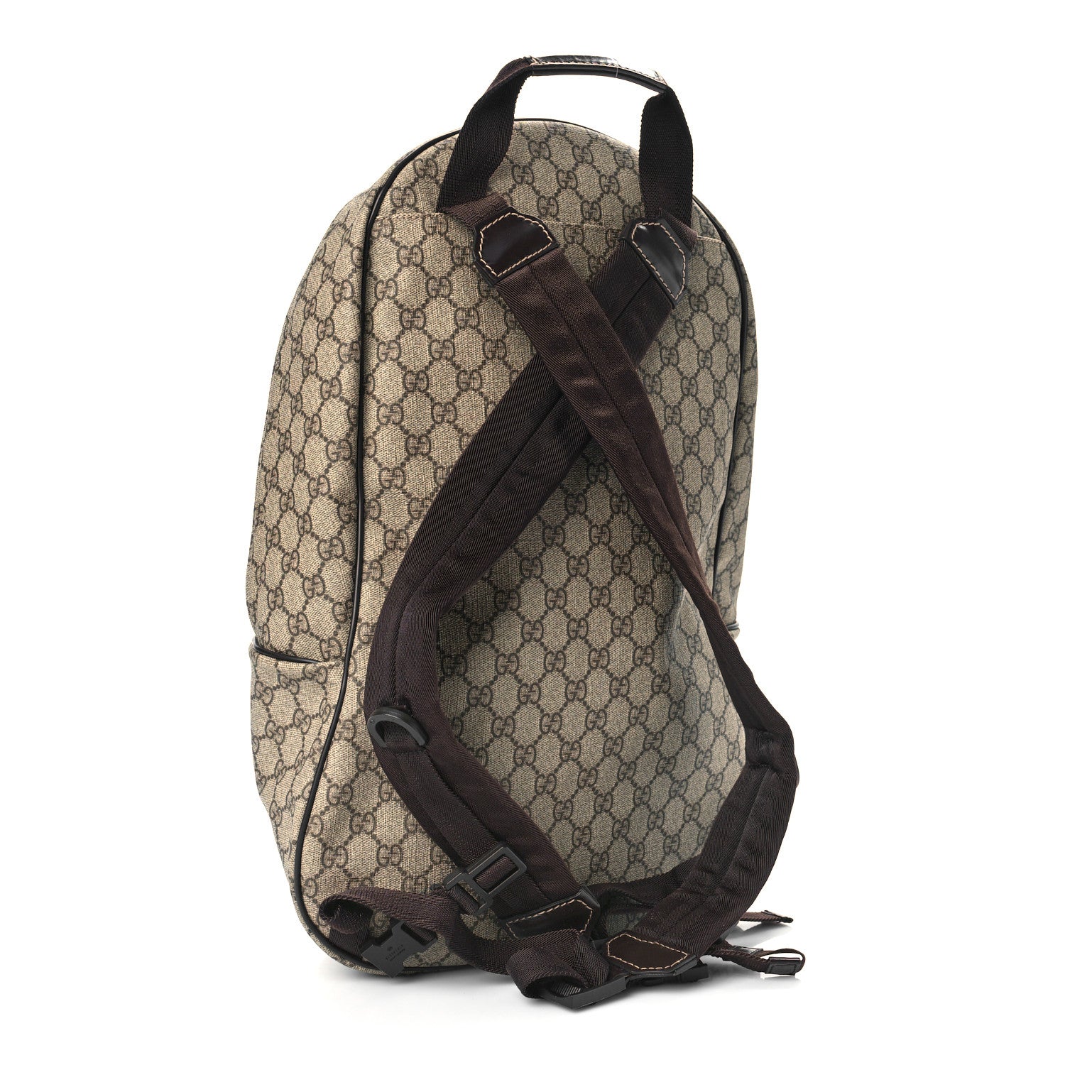 Gucci GG Plus Monogram Interlocking G Medium Backpack Dark Brown 3 of 9