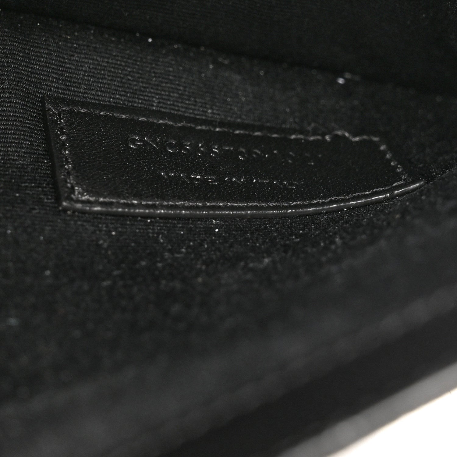 Saint Laurent Grain De Poudre Uptown Pouch Black 7 of 8
