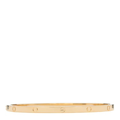 Cartier 18K Yellow Gold Small LOVE Bracelet 18 1 of 9