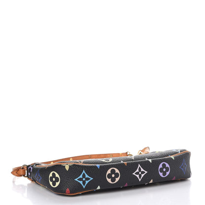 Louis Vuitton Monogram Multicolor Pochette Accessories Black 4 of 10