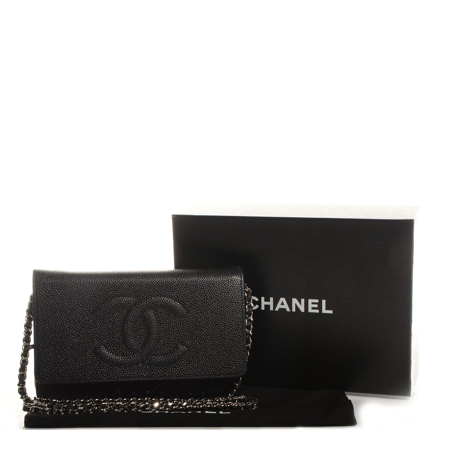 Caviar Timeless CC Wallet on Chain WOC Black