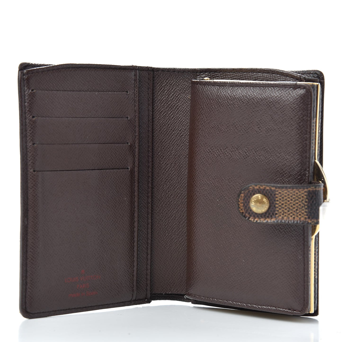 Damier Ebene French Purse Wallet