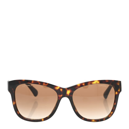 Chanel Acetate Runway Square Sunglasses 5380 Dark Tortoise 2 of 8