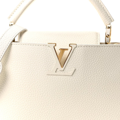 Louis Vuitton Taurillon Capucines BB Blanc Casse 7 of 9