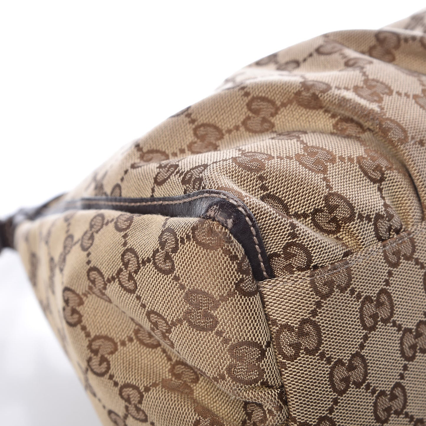 Monogram Large D Gold Hobo Dark Brown