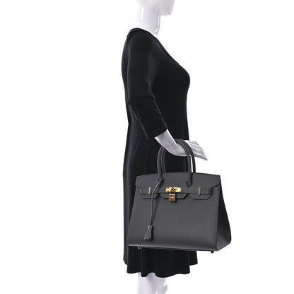 Hermes Epsom Birkin Sellier 30 Gris Meyer 2 of 10