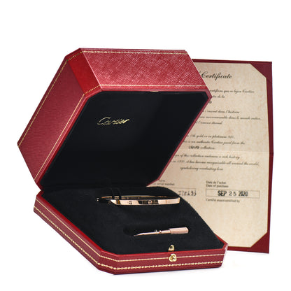 Cartier 18K Pink Gold Small LOVE Bracelet 19 4 of 4