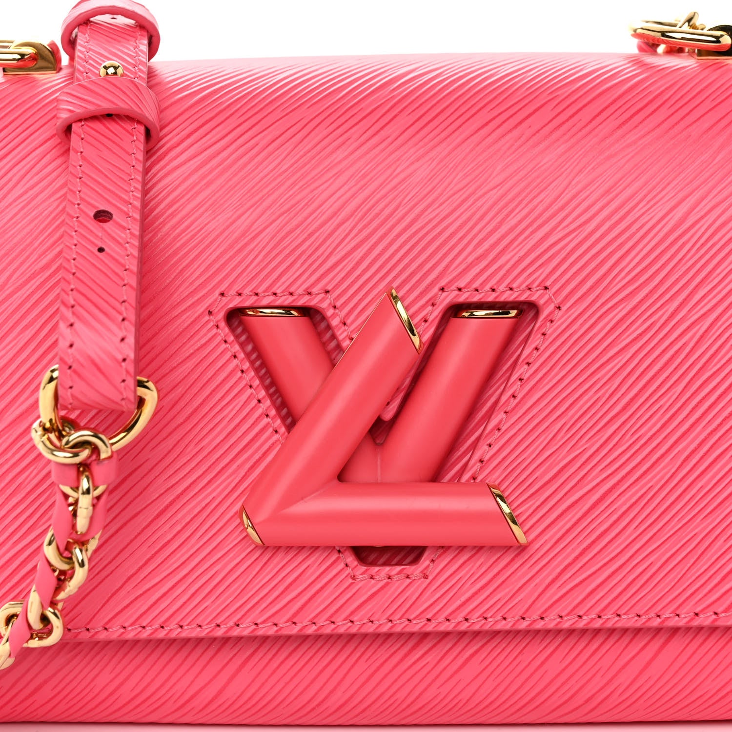 Louis Vuitton Epi Twist Shoulder Bag PM Dragon Fruit 8 of 11