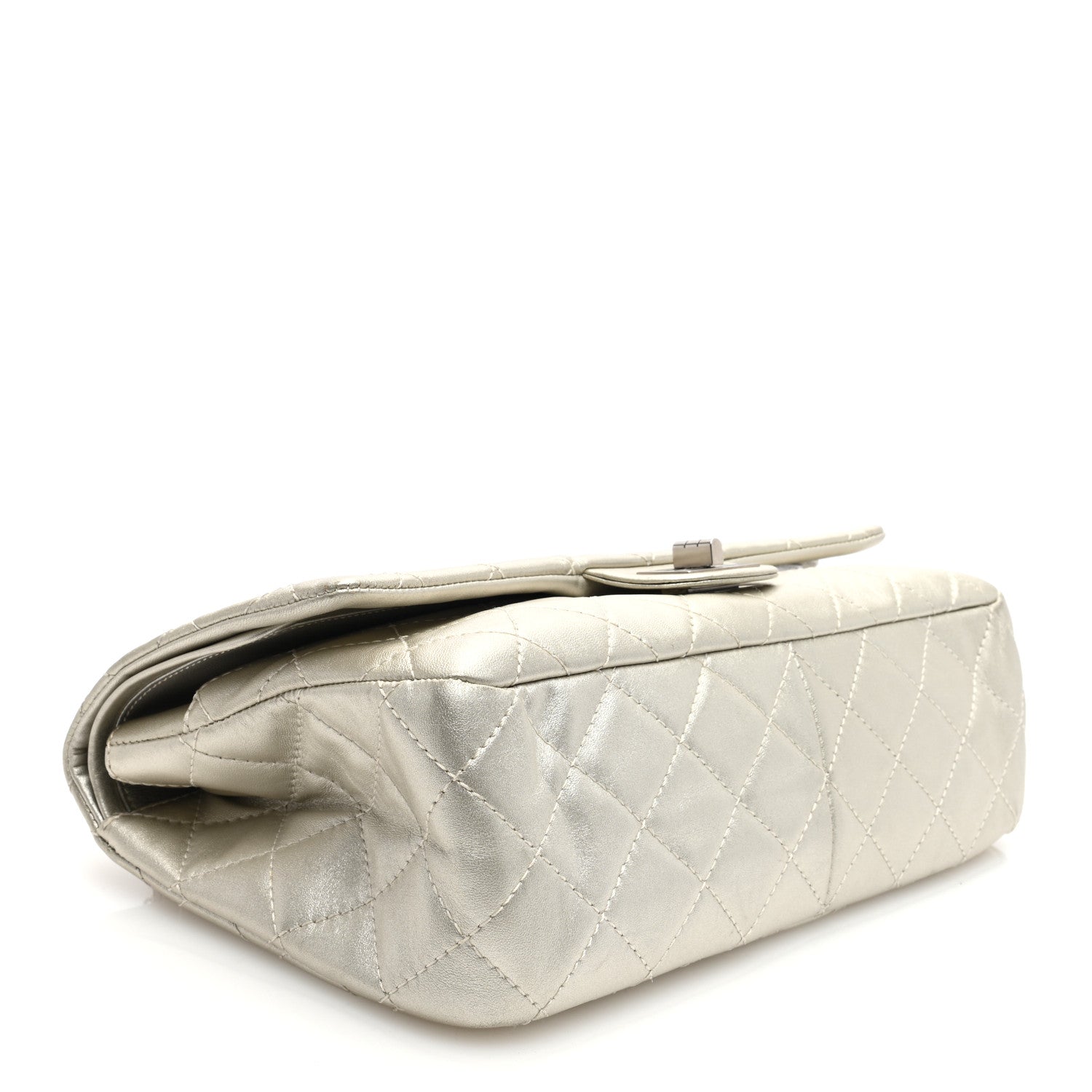Chanel Metallic Lambskin Quilted 2.55 Reissue 227 Flap Silver 4 of 11
