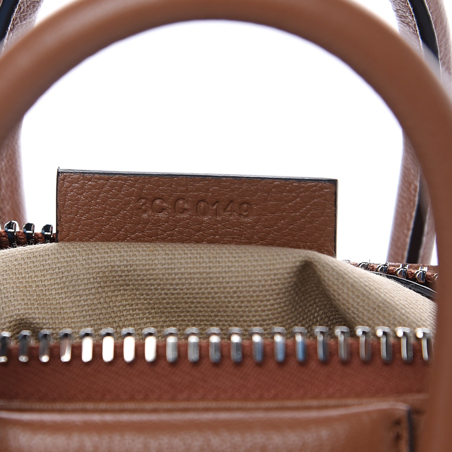 Sugar Goatskin Mini Antigona Caramel