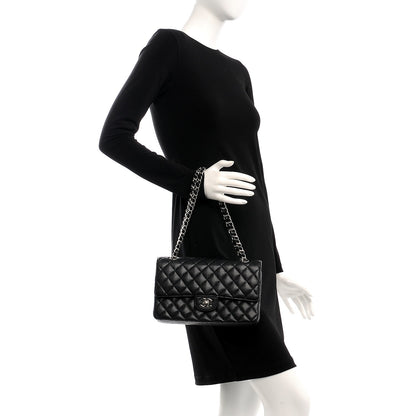 Chanel Caviar Quilted Medium Double Flap Black 2 of 7