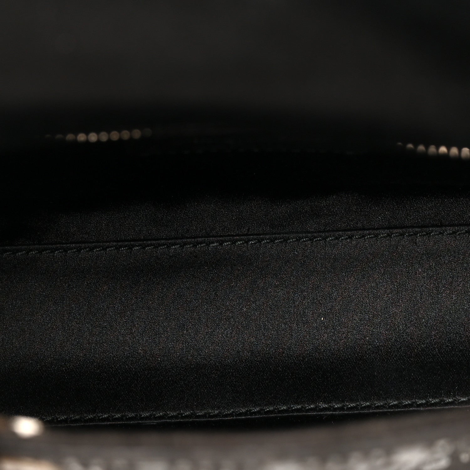 Christian Dior Satin Crystal Cannage Mini Lady Dior Black 4 of 9