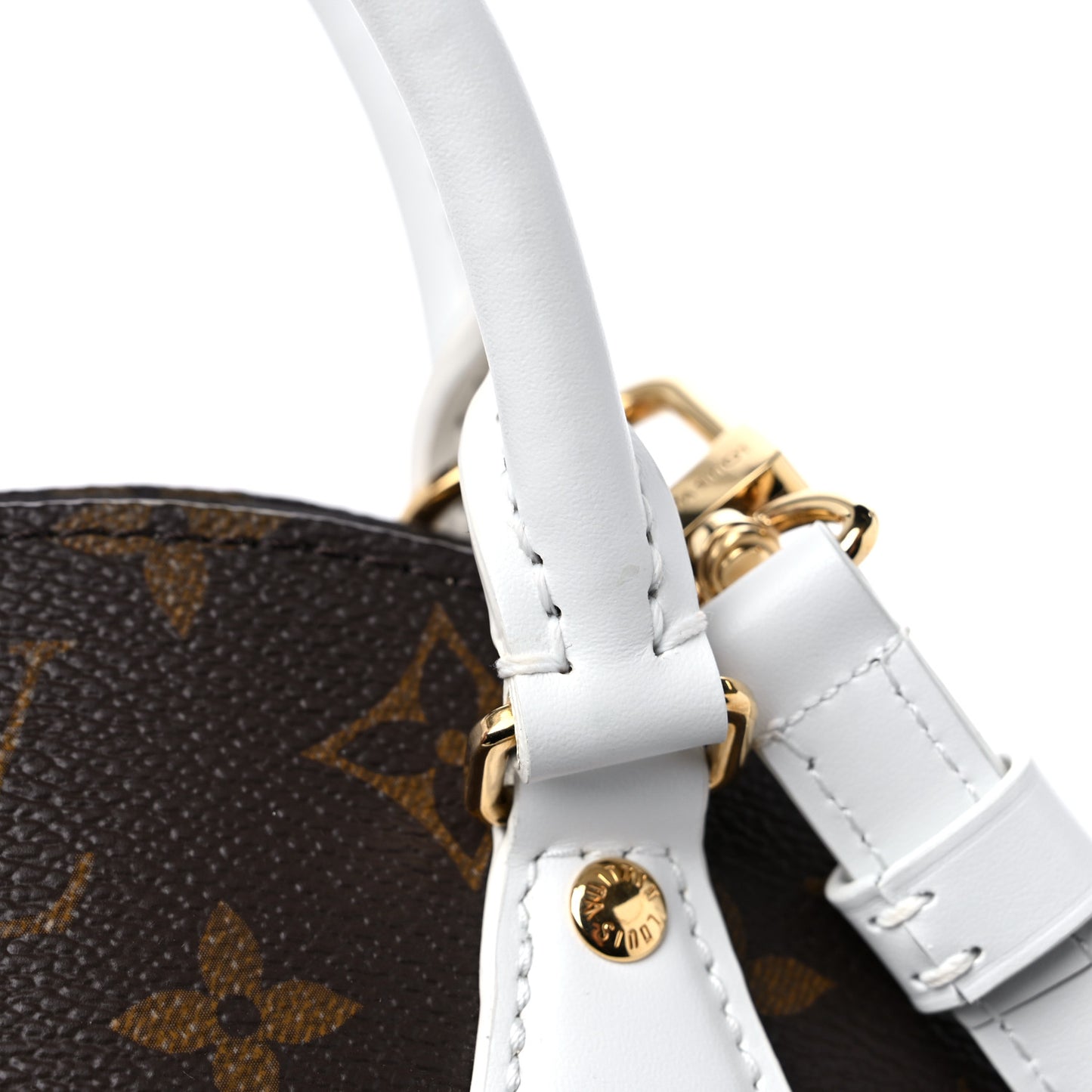 Monogram LV Match Ellipse BB White