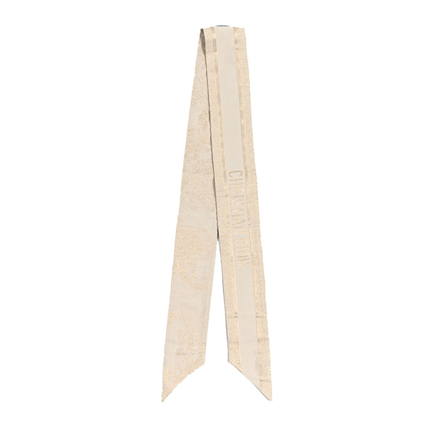Silk Toile De Jouy Sauvage Mitzah Scarf Ecru Gold