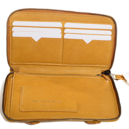 Proenza Schouler Leather PS1 Large Zip Wallet Mustard 5 of 7