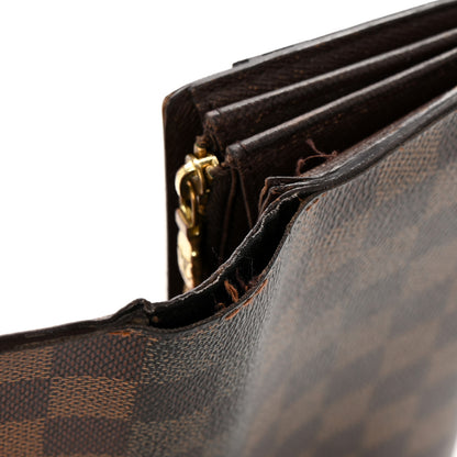 Louis Vuitton Damier Ebene Sarah Wallet 11 of 12