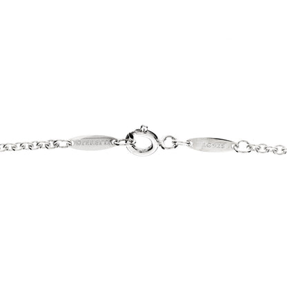 Tiffany Sterling Silver Elsa Peretti Open Heart Lariat Necklace 5 of 6
