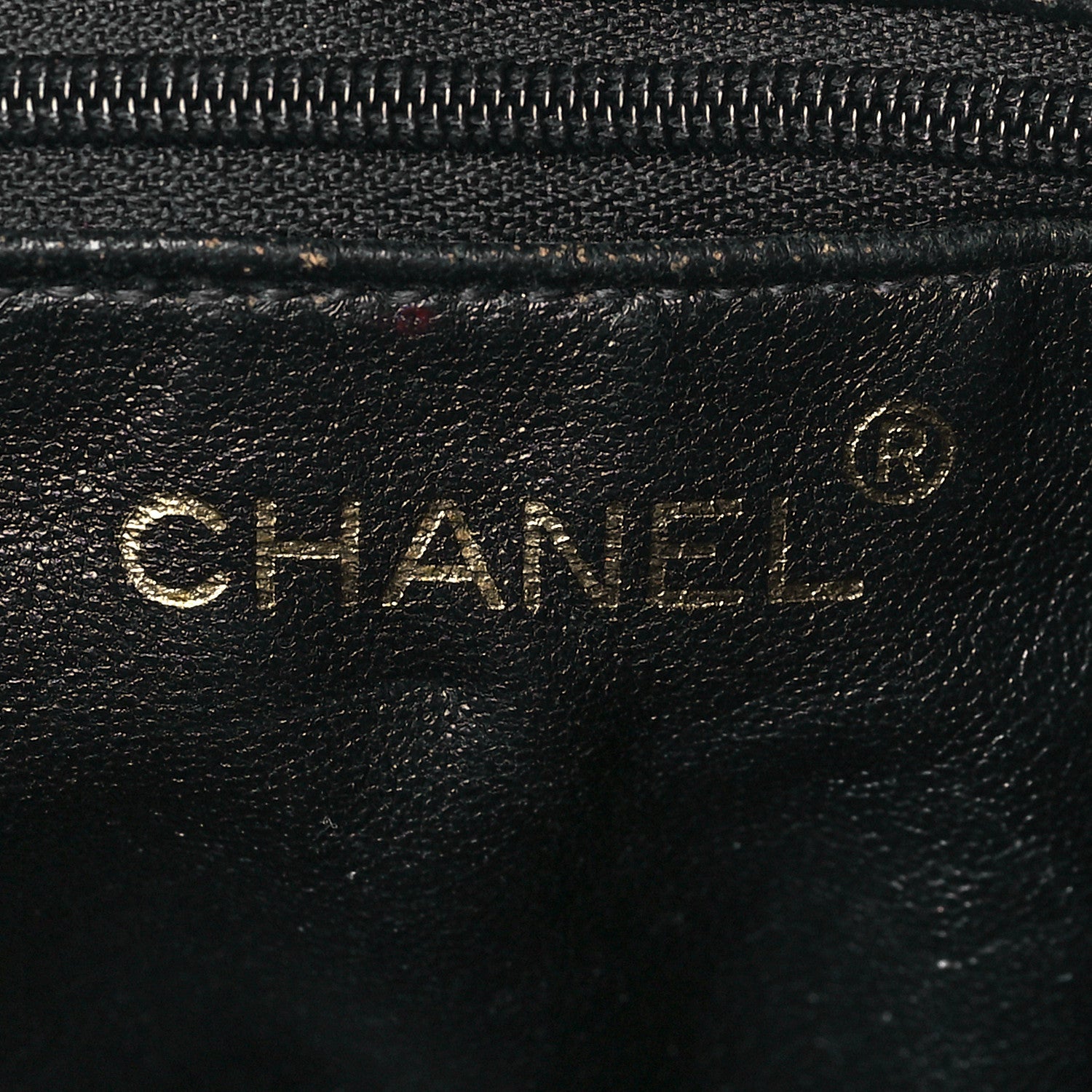 Chanel Lambskin Chevron Quilted Tassel Camera Case Black 6 of 14