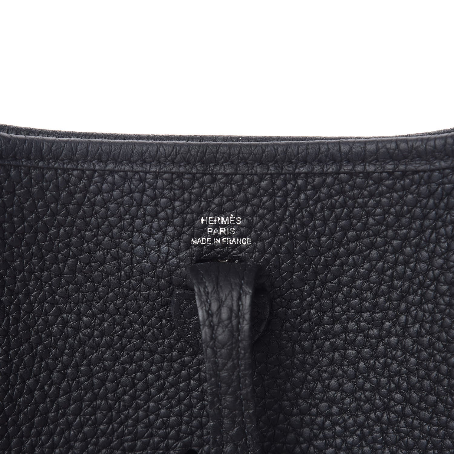 Hermes Taurillon Clemence Evelyne TPM Black 6 of 11