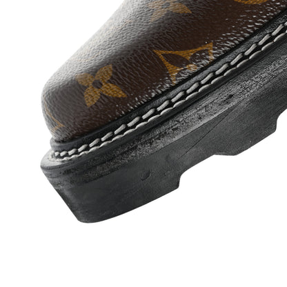 Louis Vuitton Patent Monogram LV Beaubourg Ankle Boots 37.5 Black 13 of 13