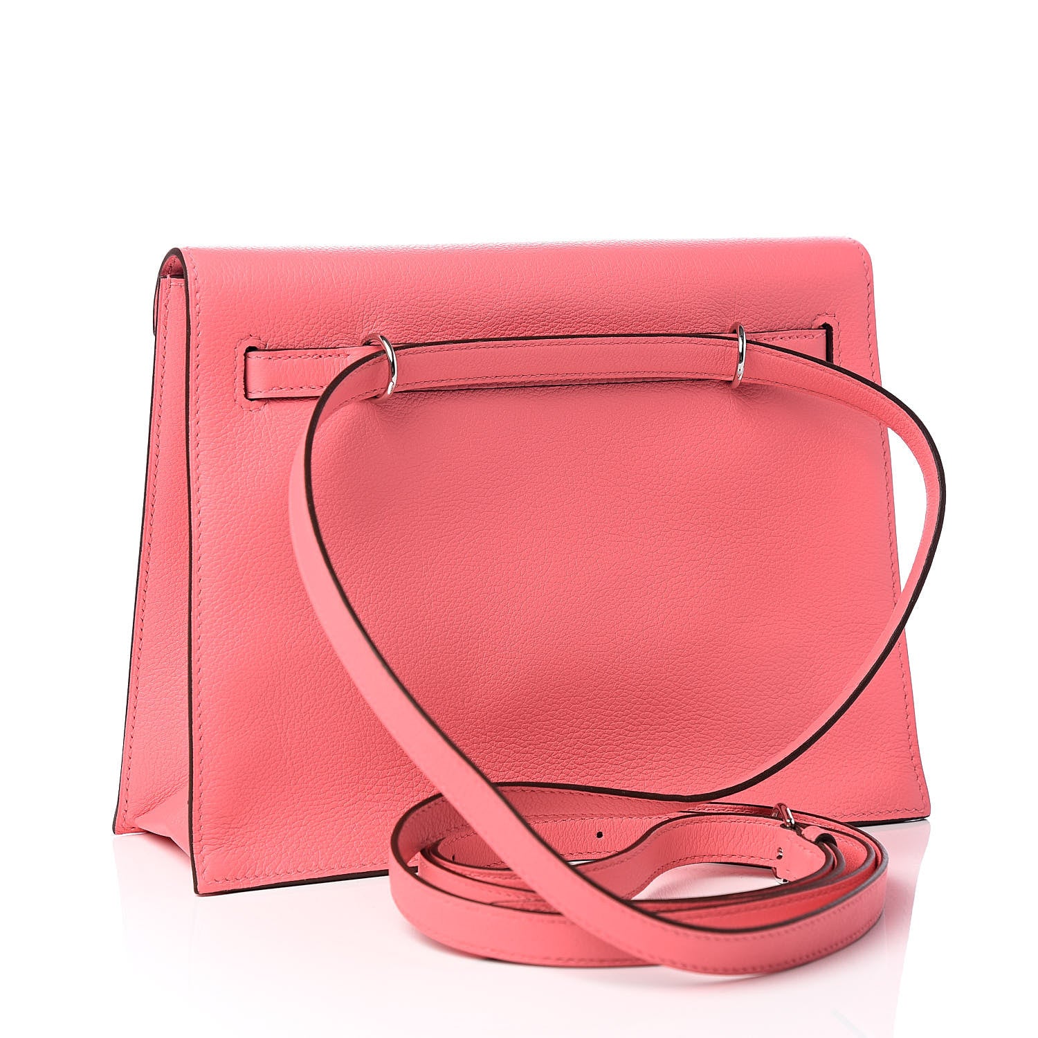 Hermes Evercolor Kelly Danse II Belt Bag Rose Ete 3 of 12