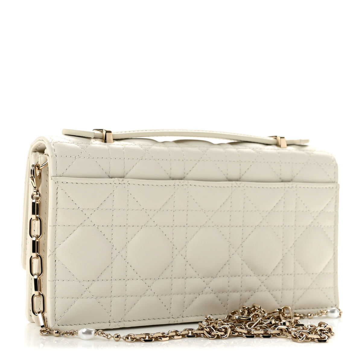 Christian Dior Lambskin Cannage Mini My Dior Bag Latte 2 of 11