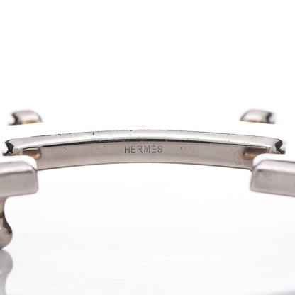 Hermes Polished Palladium 32mm H Belt Buckle 5 of 5