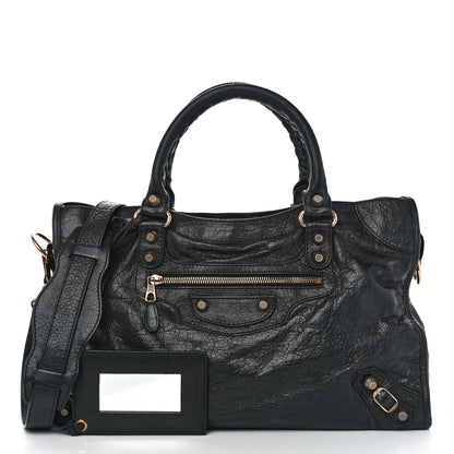 Balenciaga Agneau Giant 12 Rose Gold Hardware City Black 2 of 18