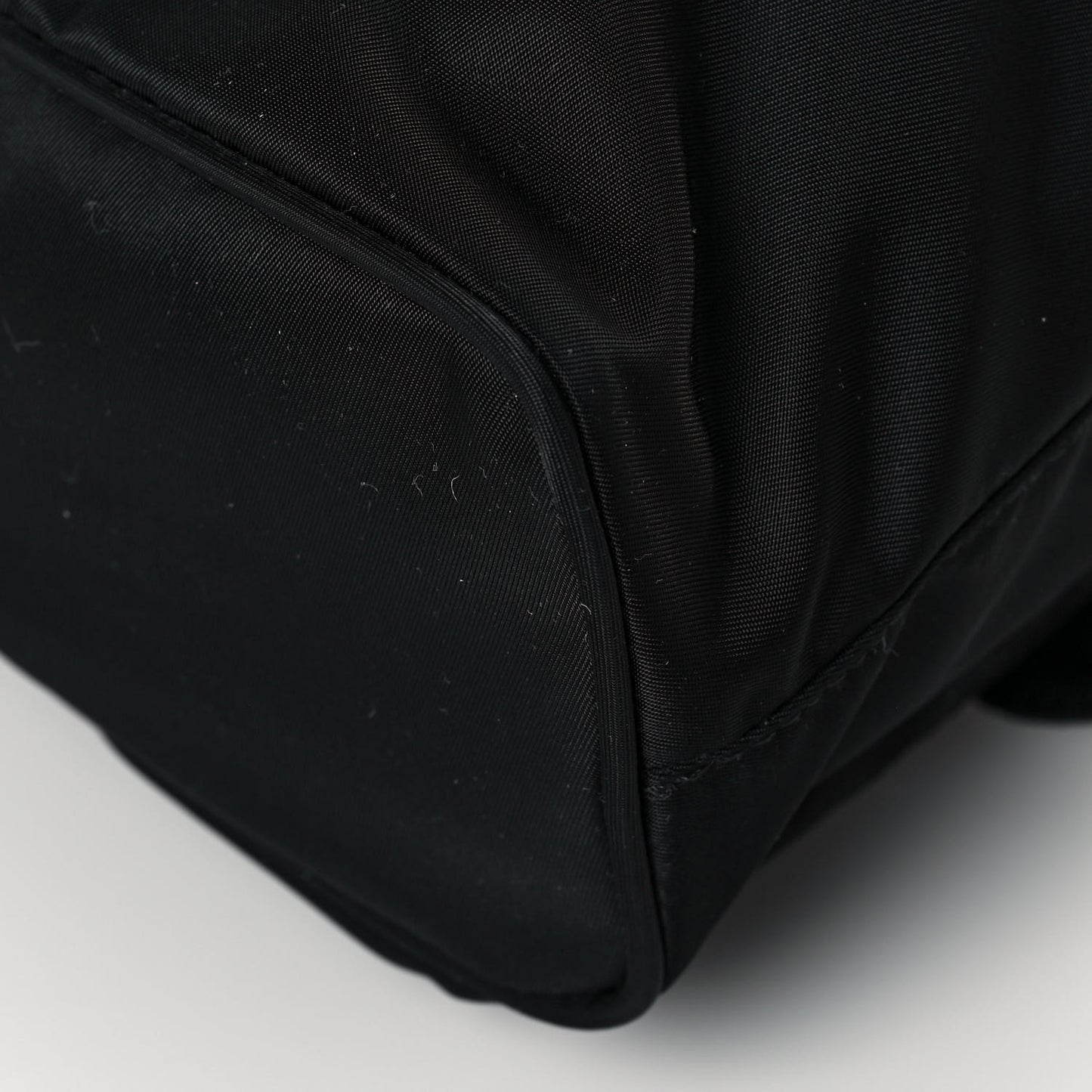 Nylon Vela Mini Crossbody Backpack Black